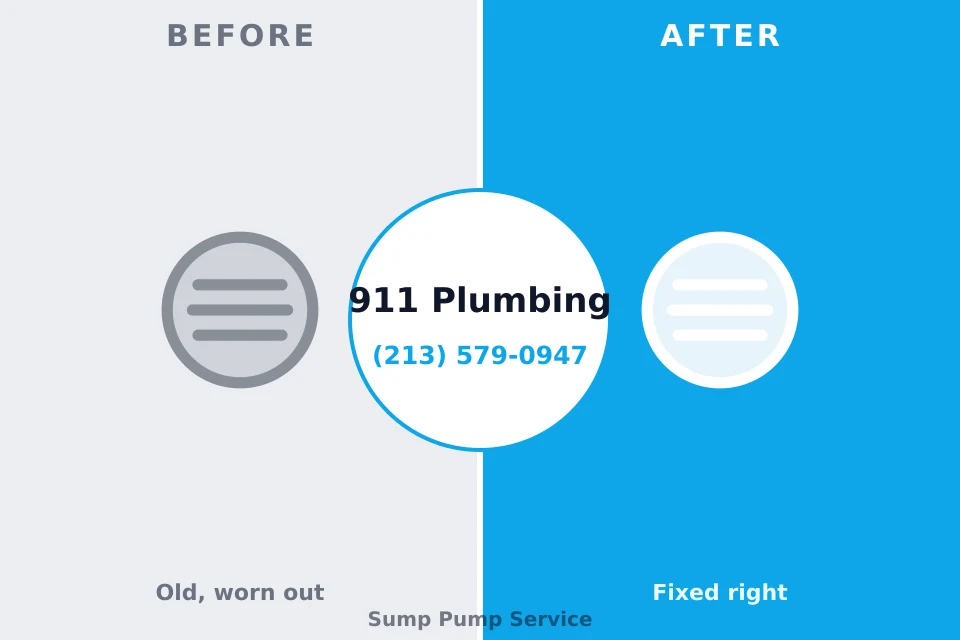 Before and after: plumbing repair East Harwich, MA